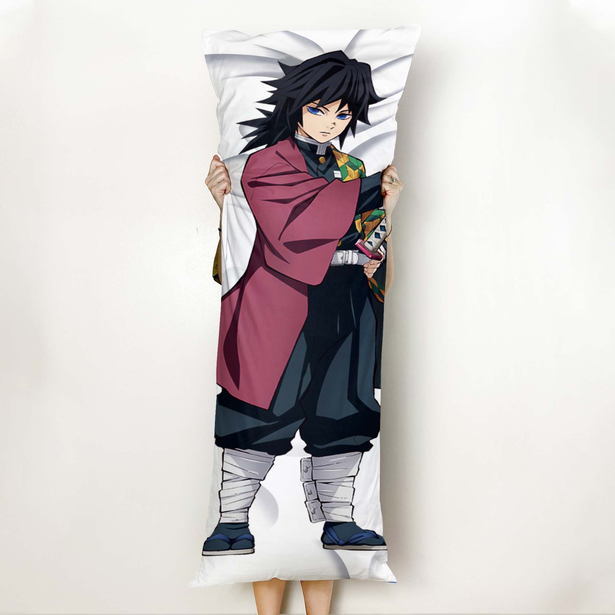 Giyuu Tomioka Body Pillow Cover Custom Demon Slayer Anime Gifts Official Merch GO0110