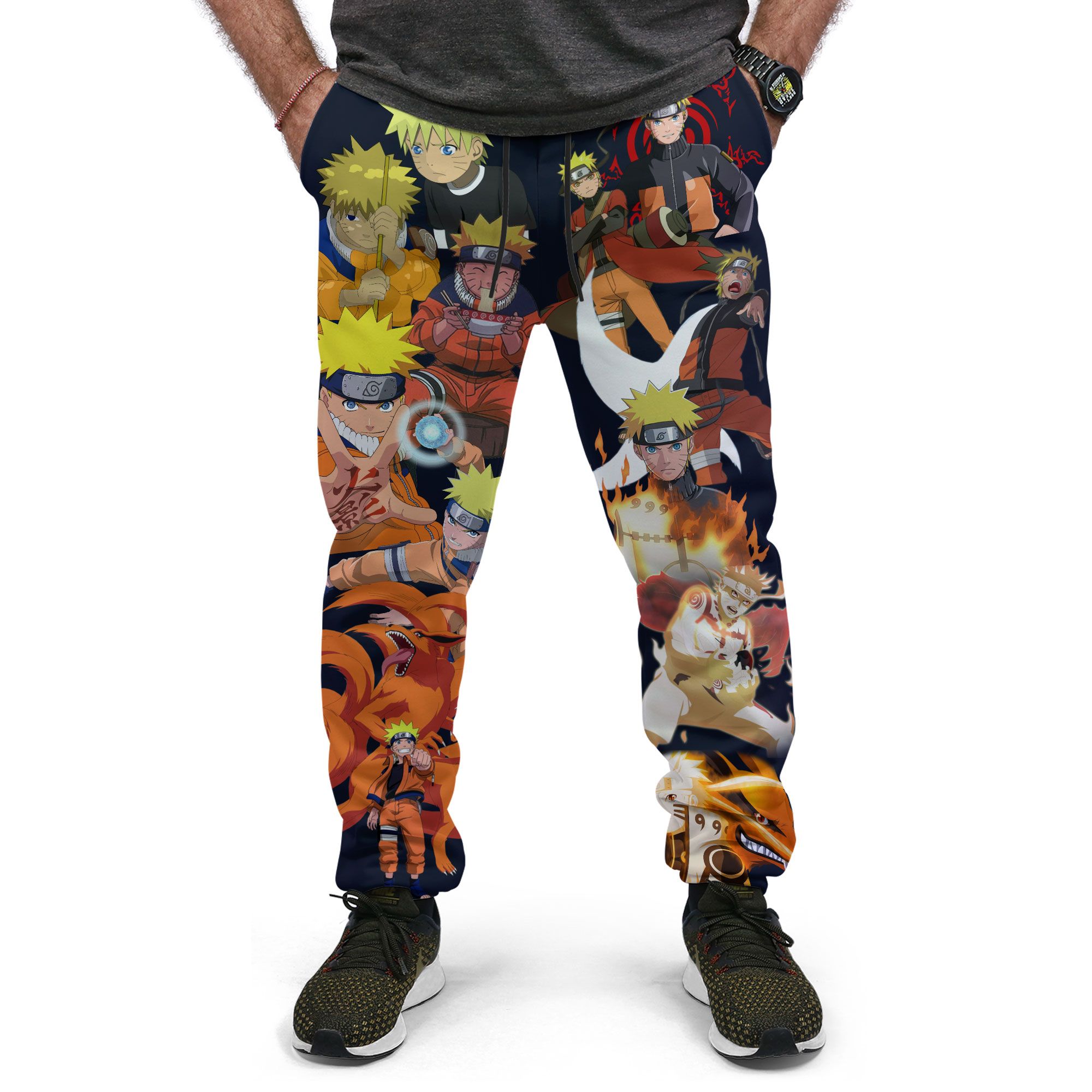 Naruto Joggers Fleece Custom Characters Gifts Idea G01210