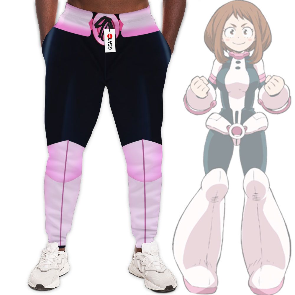 Uravity Ochako Uraraka Joggers My Hero Academia Anime Sweatpants G01210