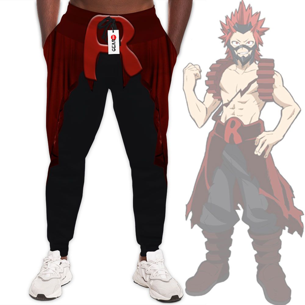 Red Riot Kirishima Joggers My Hero Academia Anime Sweatpants G01210