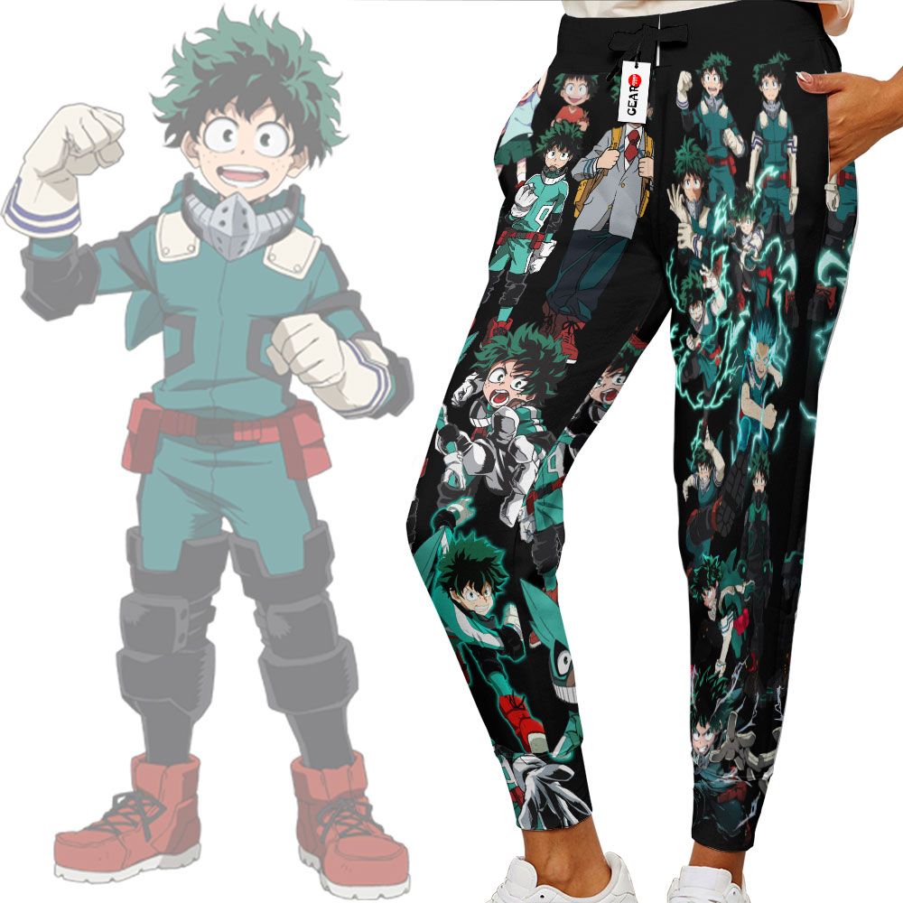 Izuku Deku Joggers My Hero Academia Anime Sweatpants G01210