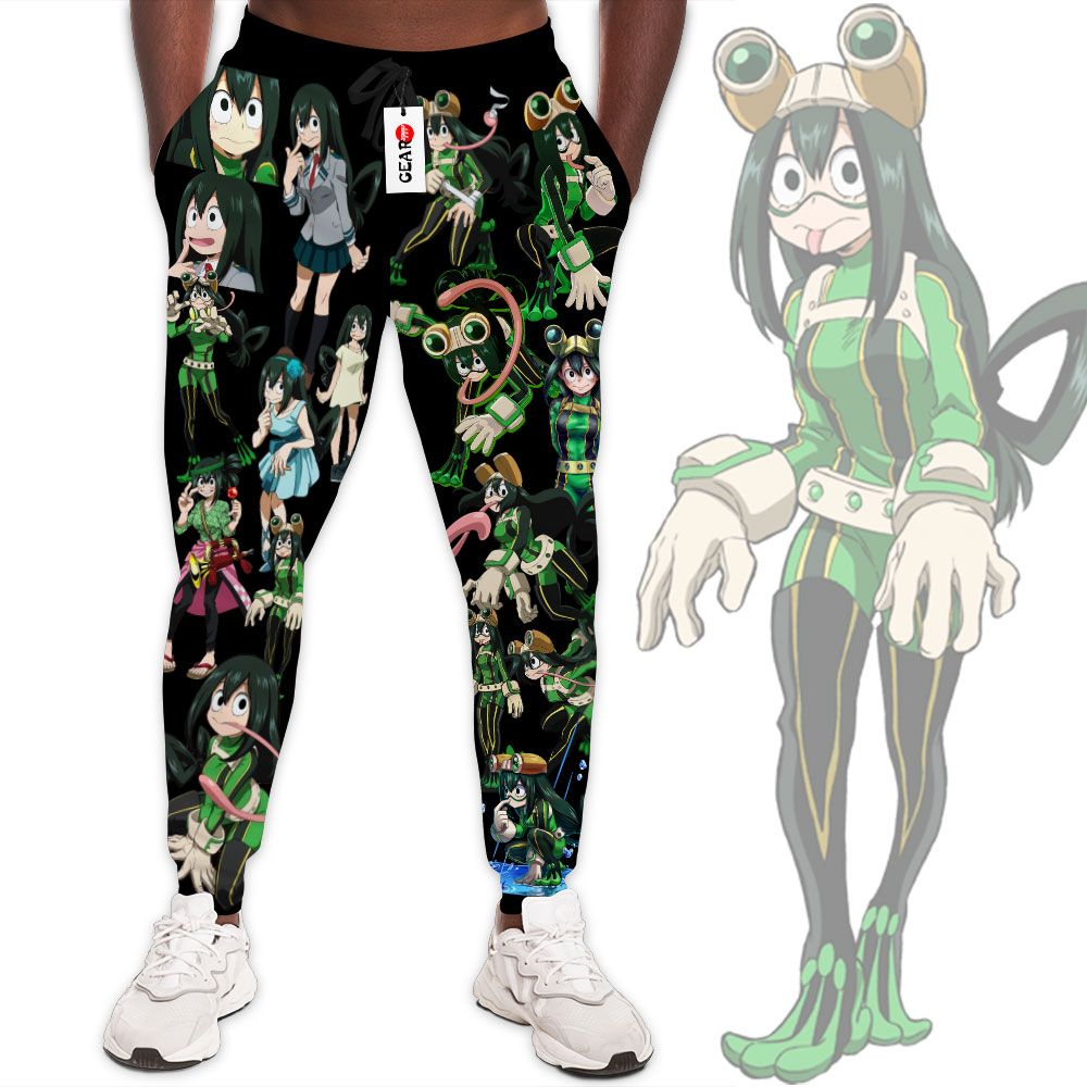 Tsuyu Asui Froppy Fleece Custom My Hero Academia Anime Sweatpants G01210