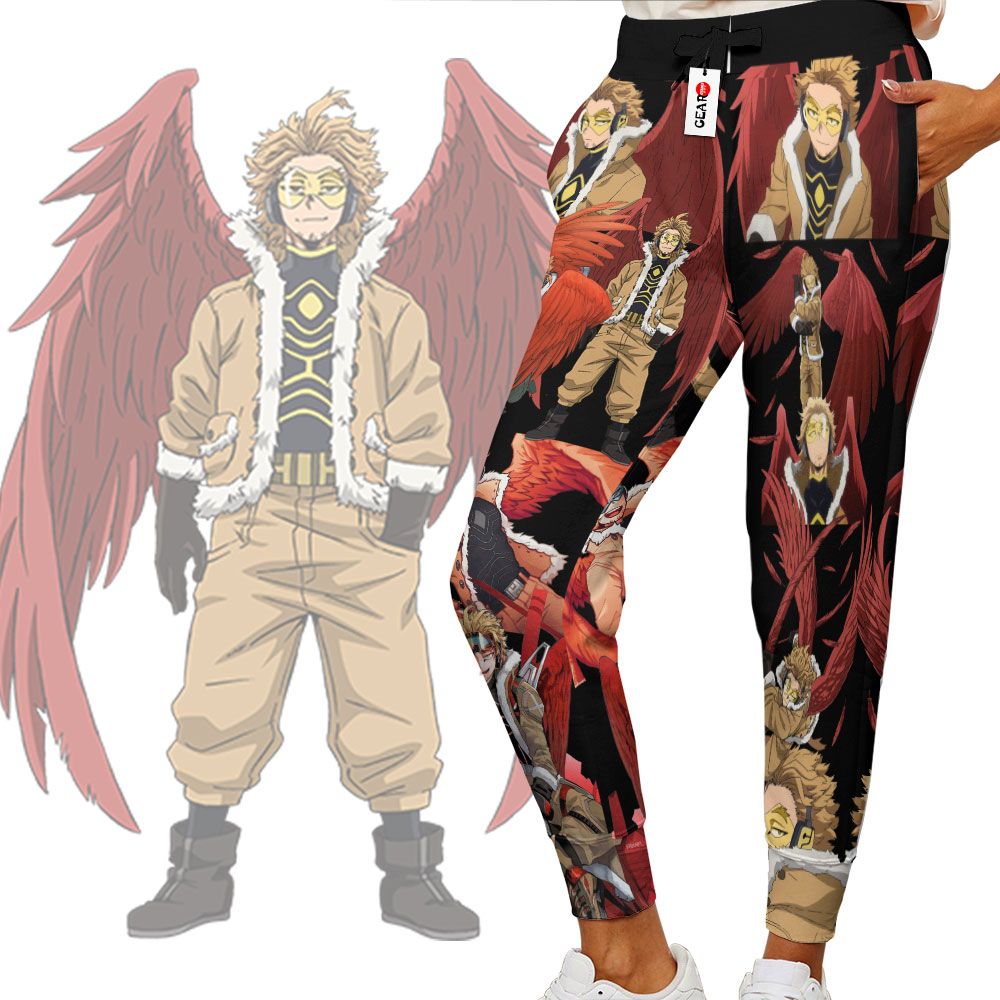 Keigo Takami Hawks Fleece Custom My Hero Academia Anime Sweatpants G01210