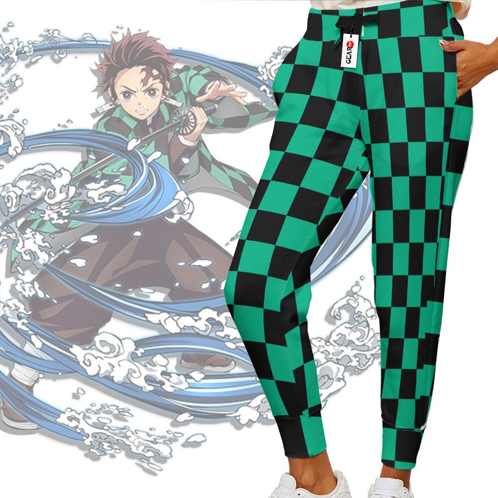 Tanjiro Joggers Custom Uniform Demon Slayer Anime Sweatpants G01210