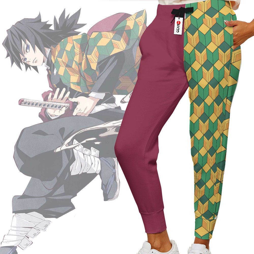 Giyuu Joggers Custom Uniform Demon Slayer Anime Sweatpants G01210