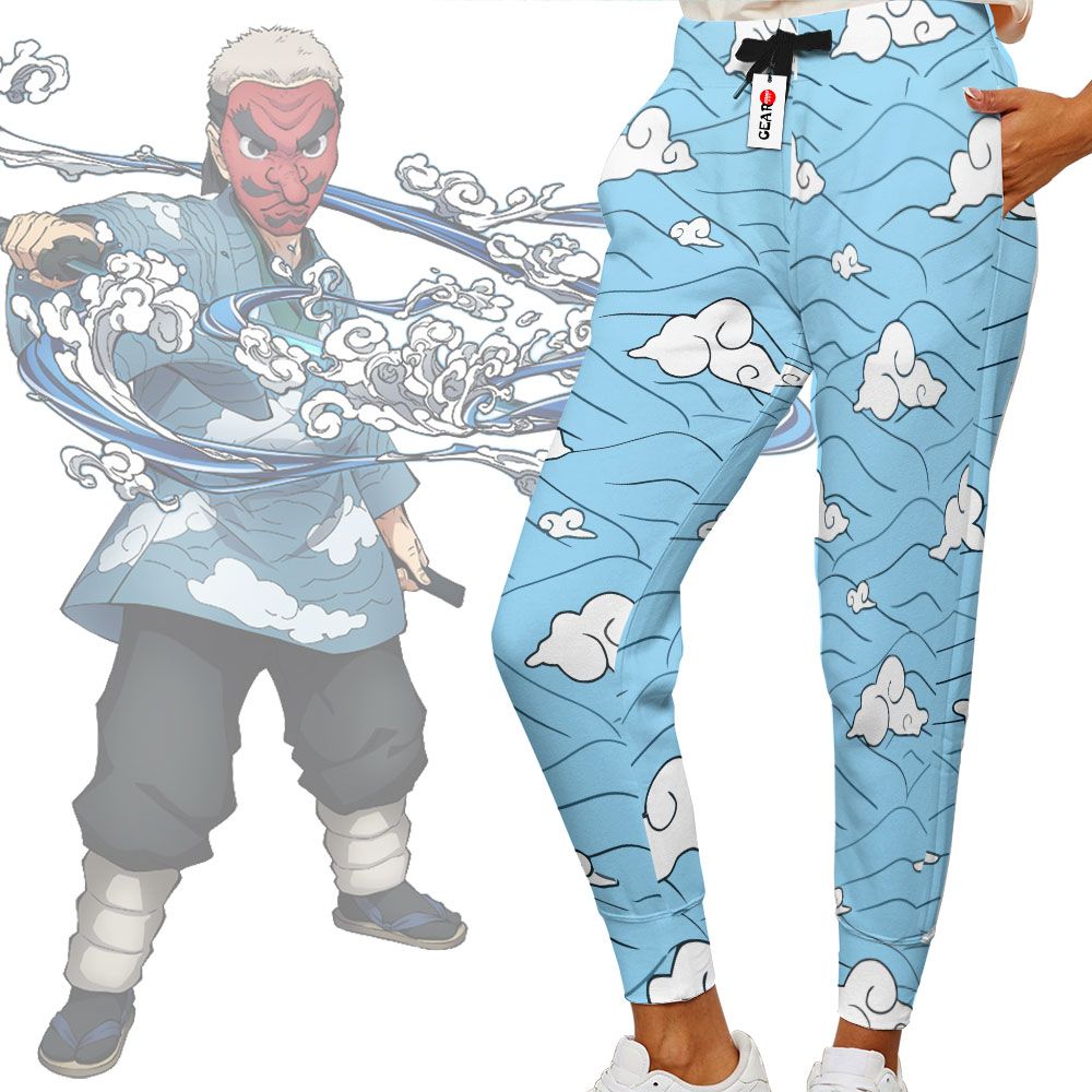 Sakonji Uniform Joggers Custom Demon Slayer Anime Sweatpants G01210