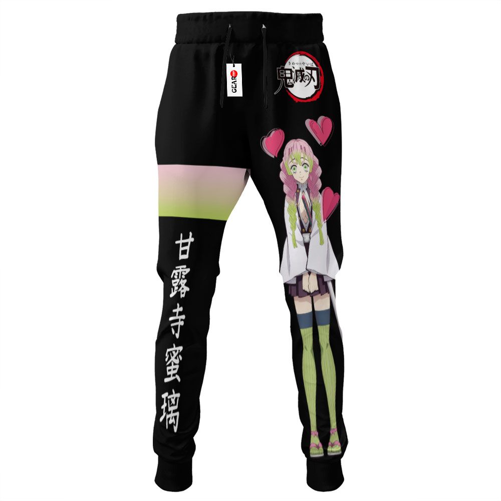 Mitsuri Kanroji Joggers Custom Anime Demon Slayer Sweatpants G01210