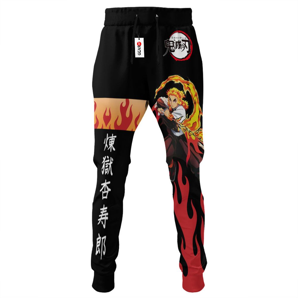 Rengoku Joggers Custom Anime Demon Slayer Sweatpants G01210