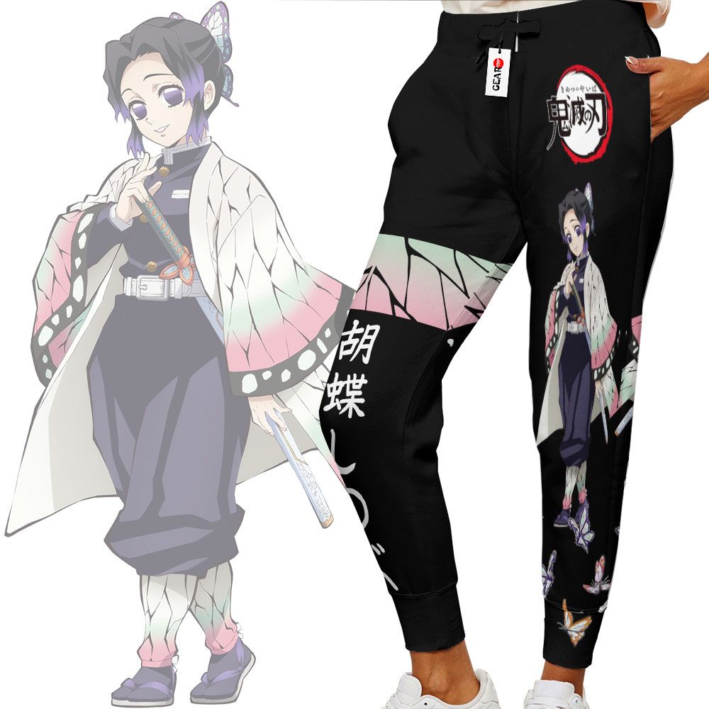 Shinobu Kocho Joggers Custom Anime Demon Slayer Sweatpants G01210