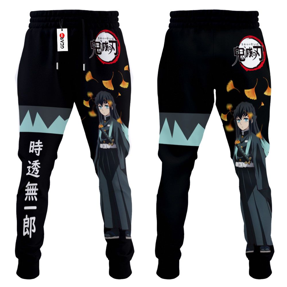 Muichirou Tokitou Joggers Custom Anime Demon Slayer Sweatpants G01210
