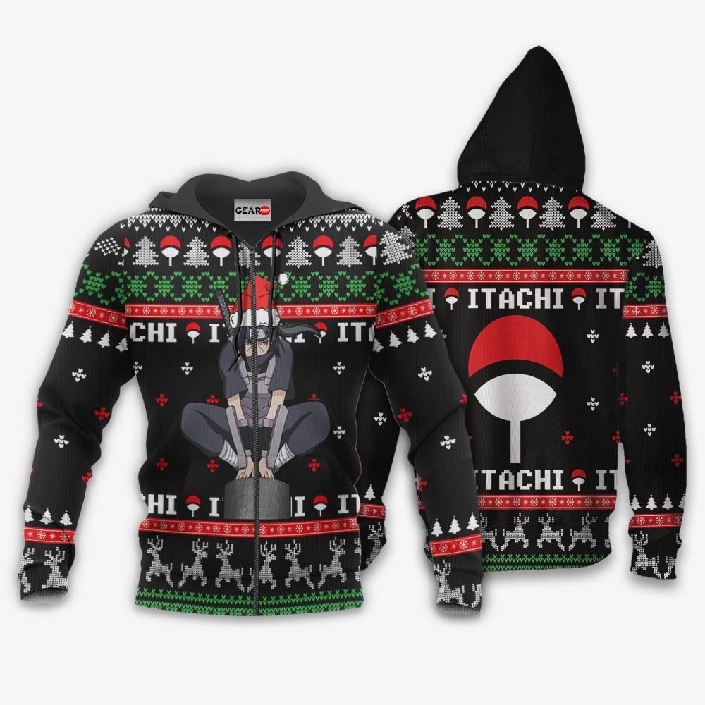 Anbu Itachi Ugly Christmas Sweater Custom Naruto Anime Xmas Gifts GO0110