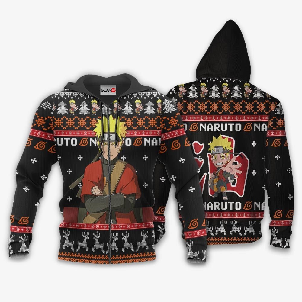 Naruto Sage Ugly Christmas Sweater Custom Naruto Anime Xmas Gifts GO0110