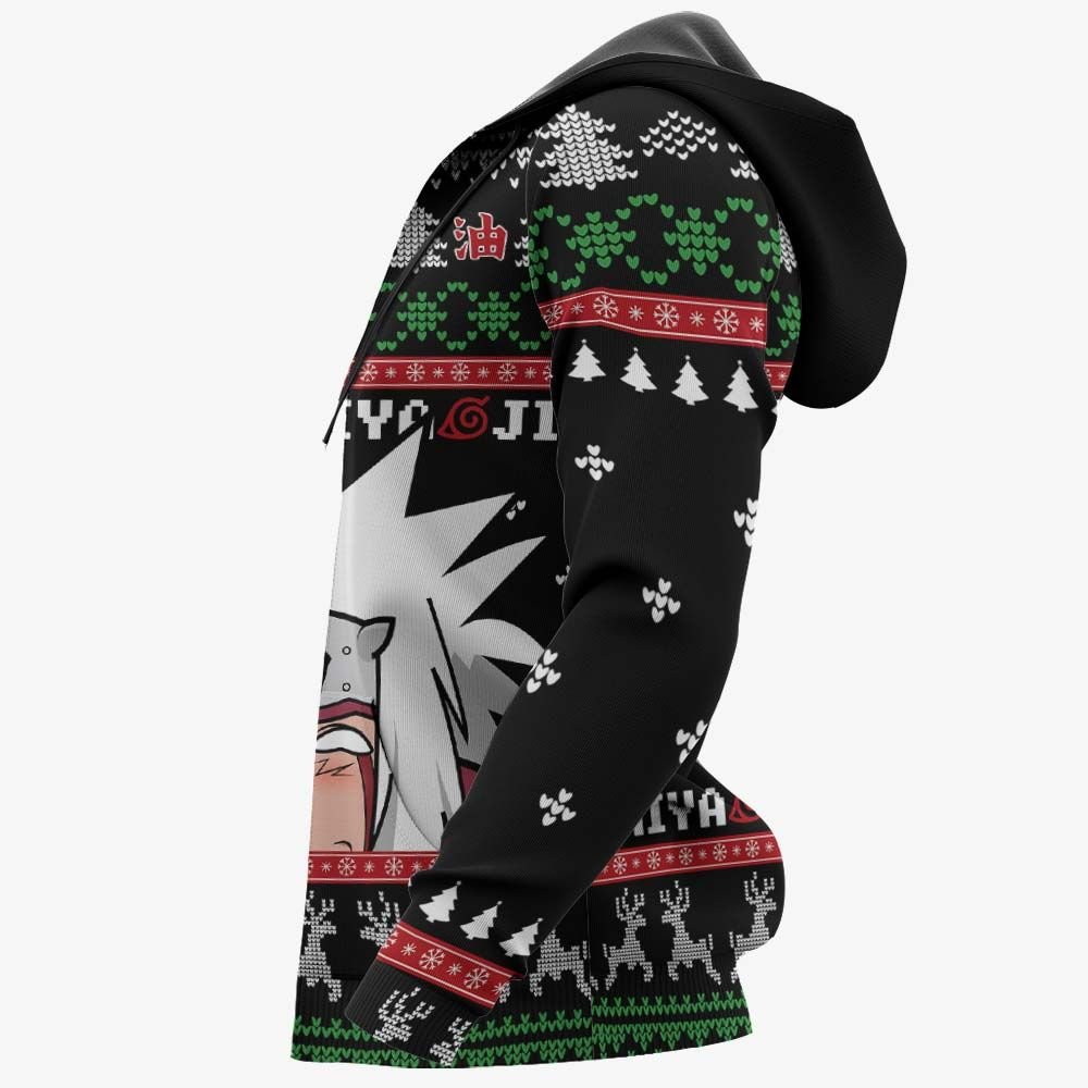 Jiraiya Pervy Sage Ugly Christmas Sweater Custom Naruto Anime Xmas Gifts GO0110