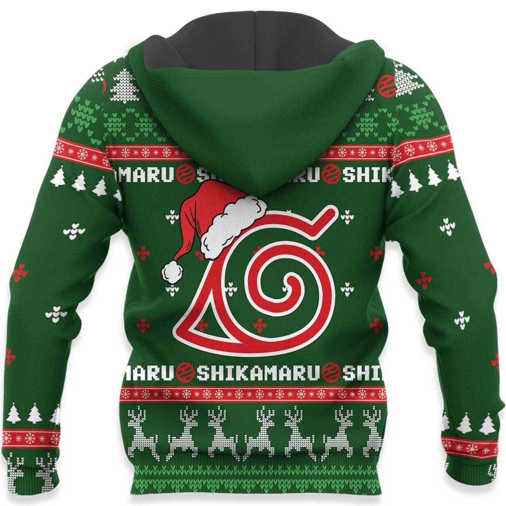 Shikamaru Ugly Christmas Sweater Custom Naruto Anime Xmas Gifts GO0110
