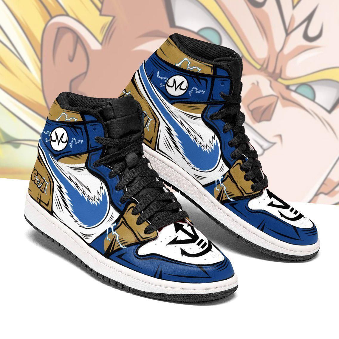 Vegeta Sneakers Custom Anime Dragon Ball Z Shoes GO1210