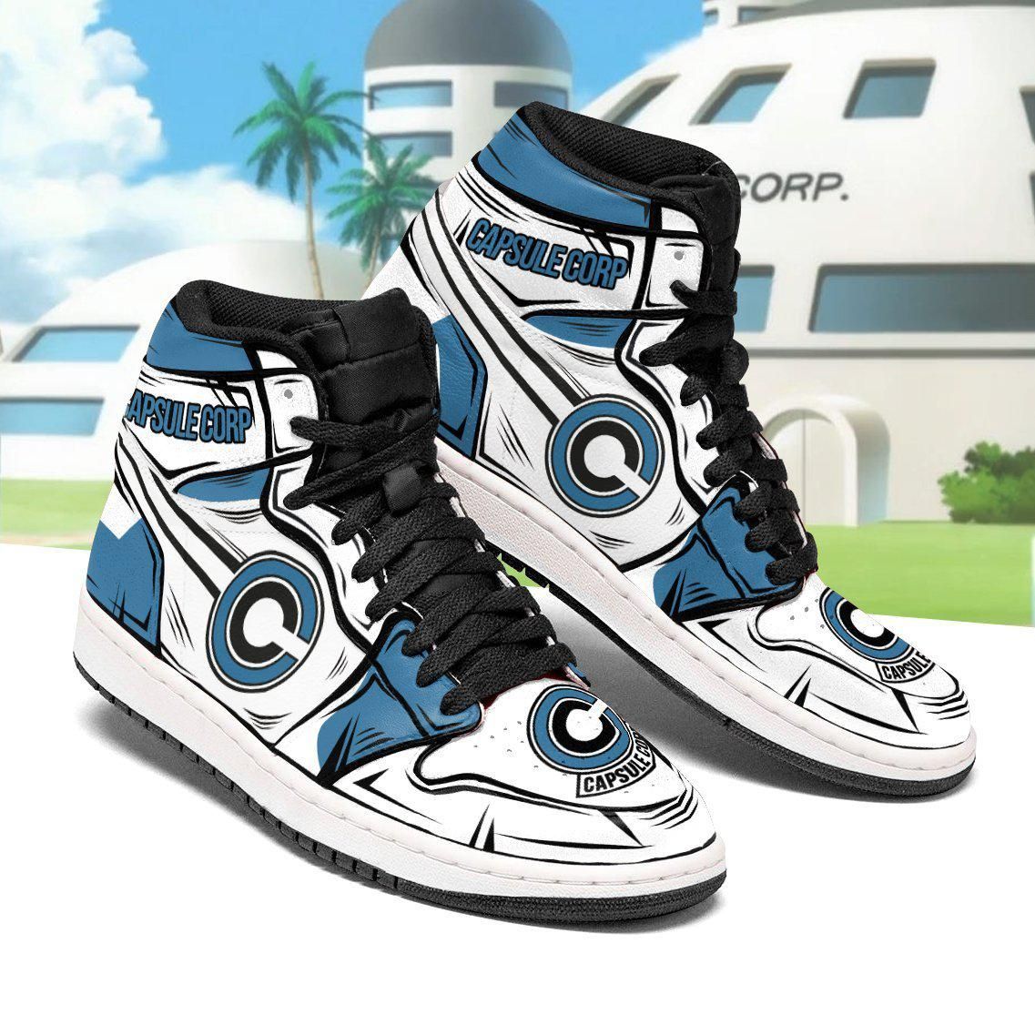 Capsule Corp Sneakers Custom Anime Dragon Ball Z Shoes GO1210