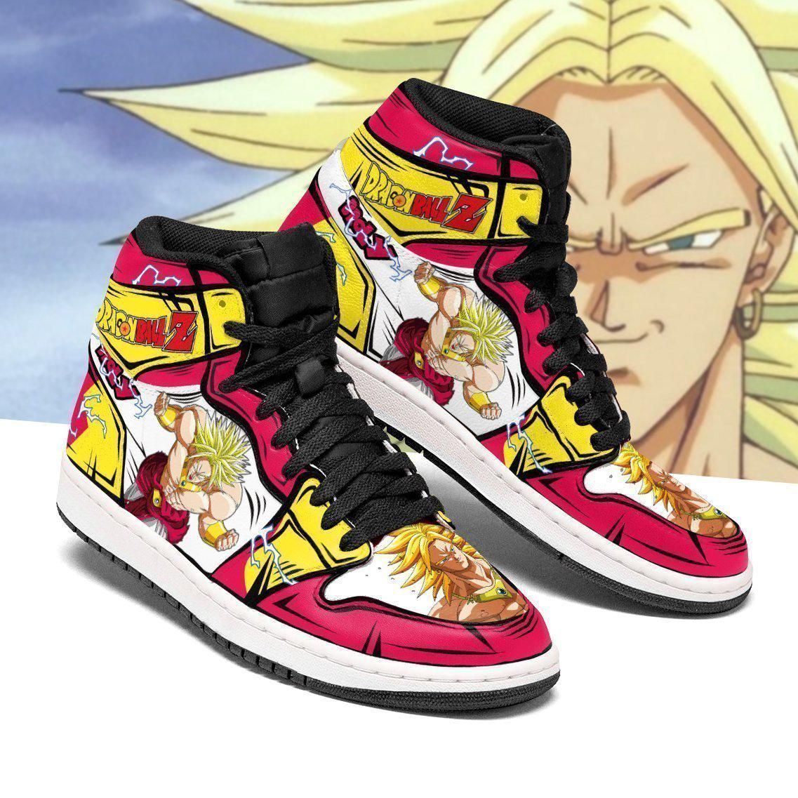 DBZ Super Broly Sneakers Custom Anime Dragon Ball Z Shoes GO1210