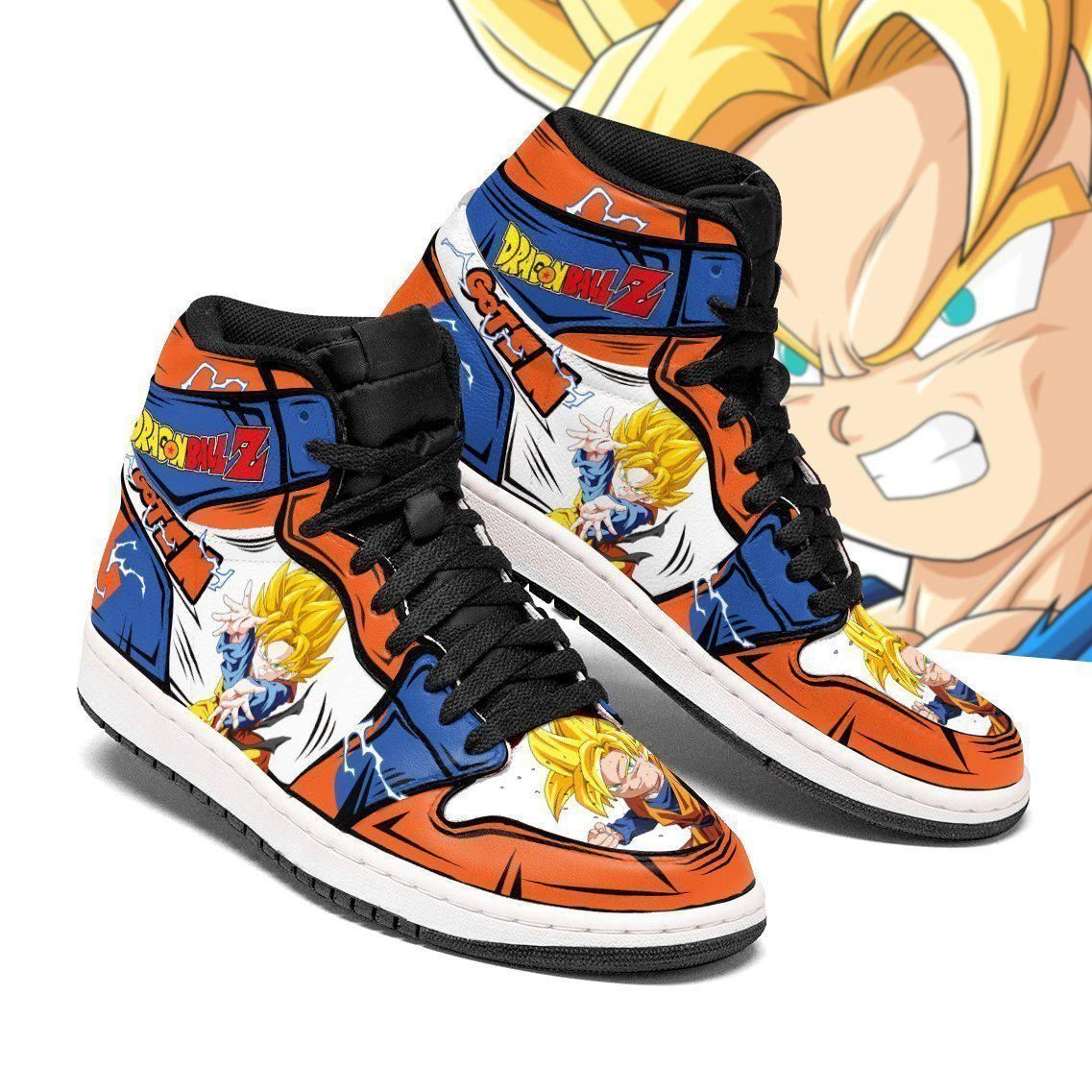 DBZ Goten Sneakers Custom Anime Dragon Ball Z Shoes GO1210