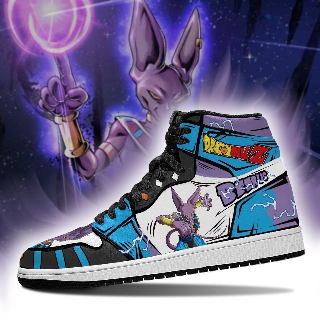 Dragon Ball Beerus Sneakers Custom Anime DBZ Shoes GO1210
