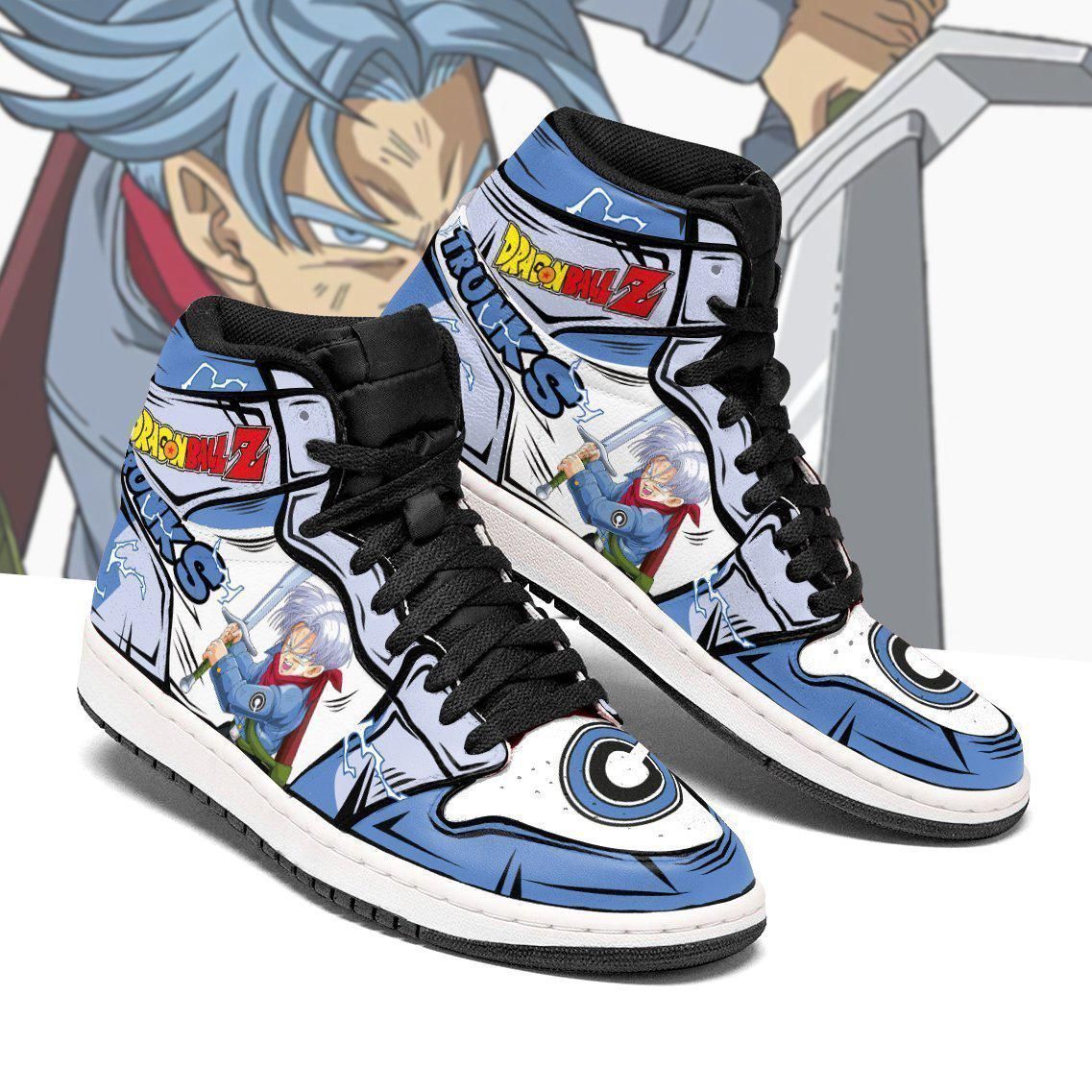 Trunks Sneakers Custom Anime Dragon Ball Z Shoes GO1210