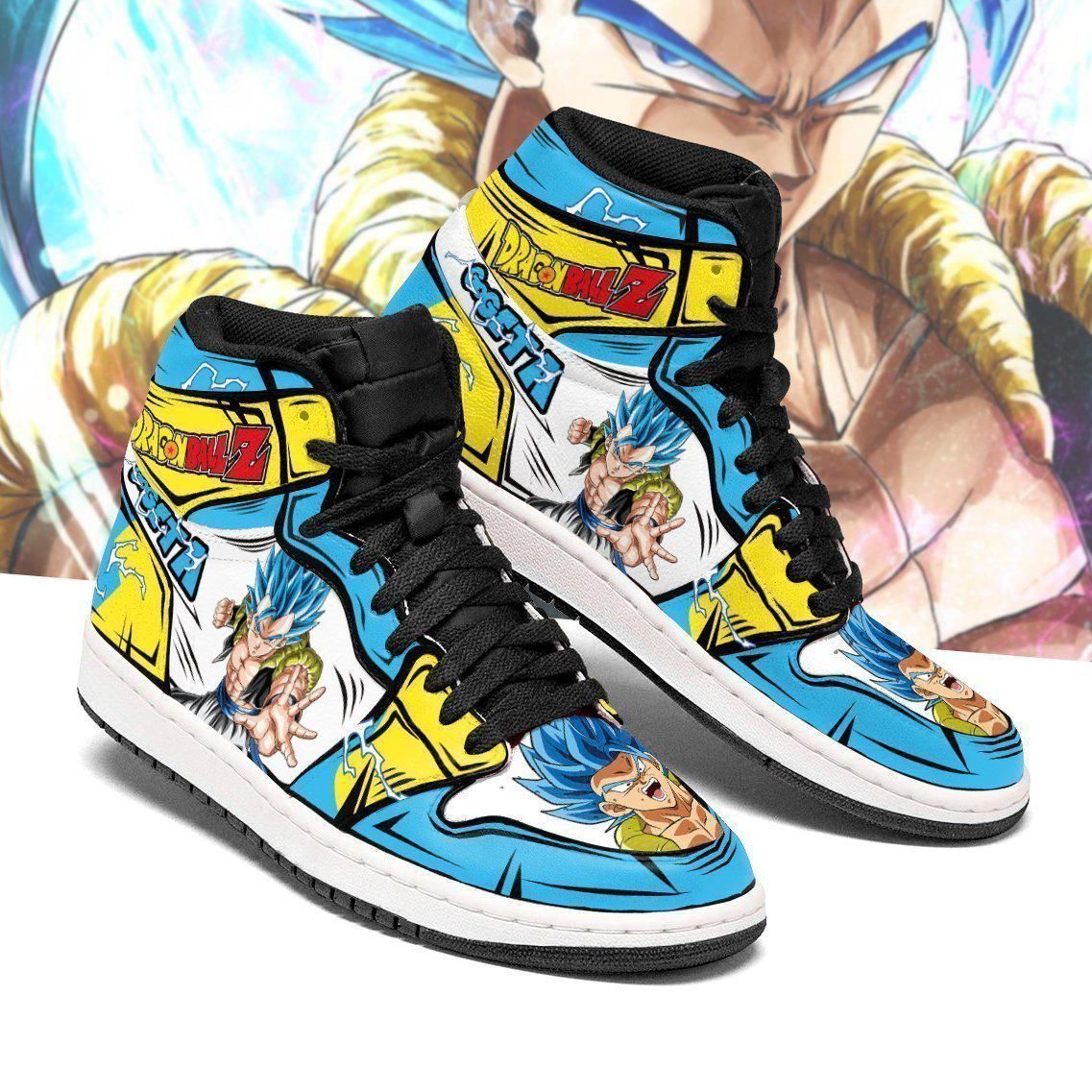 Gogeta Sneakers Custom Anime Dragon Ball Z Shoes GO1210