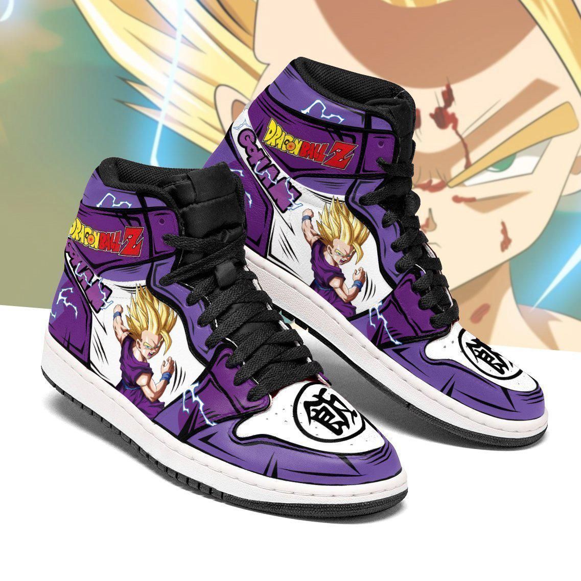 Gohan Sneakers Custom Anime Dragon Ball Z Shoes GO1210