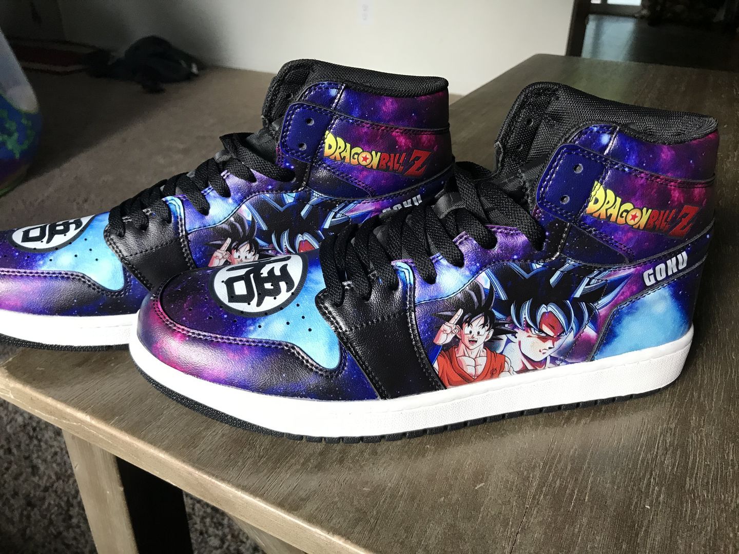 Goku Sneakers Galaxy Custom Dragon Ball Z Anime Shoes GO1210