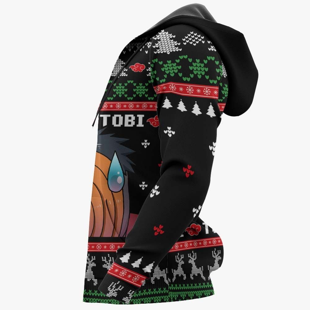 Akatsuki Tobi Ugly Christmas Sweater Custom Naruto Anime Xmas Gifts GO0110