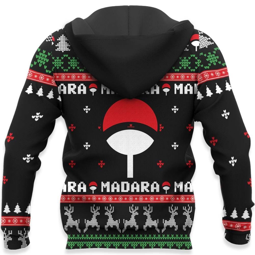 Uchiha Madara Ugly Christmas Sweater Custom Naruto Anime Xmas Gifts GO0110