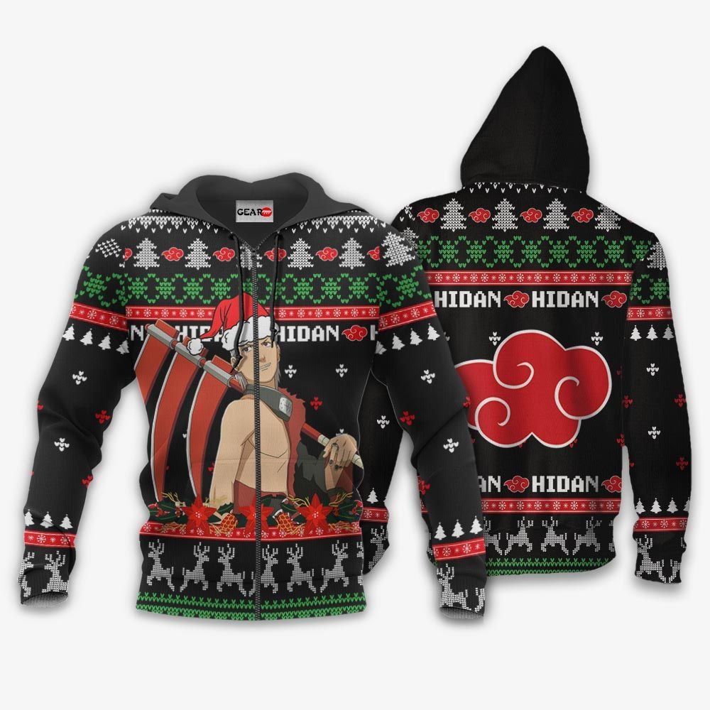 Akatsuki Hidan Ugly Christmas Sweater Custom Naruto Anime Xmas Gifts GO0110