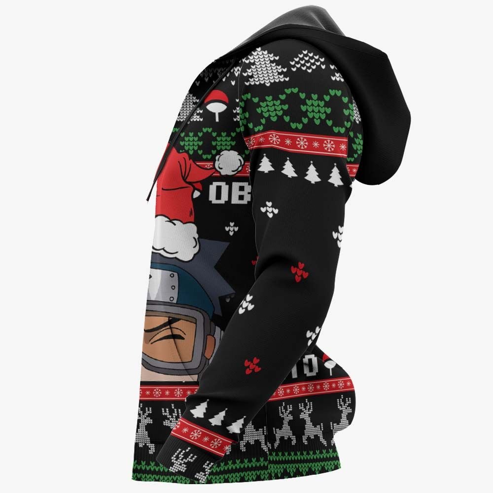 Uchiha Obito Ugly Christmas Sweater Custom Naruto Anime Xmas Gifts GO0110