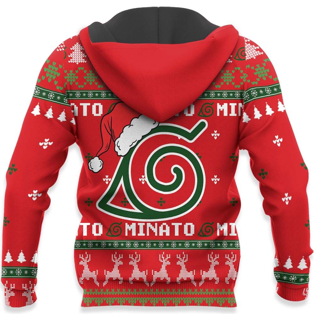 Namikaze Minato Ugly Christmas Sweater Custom Naruto Anime Xmas Gifts GO0110