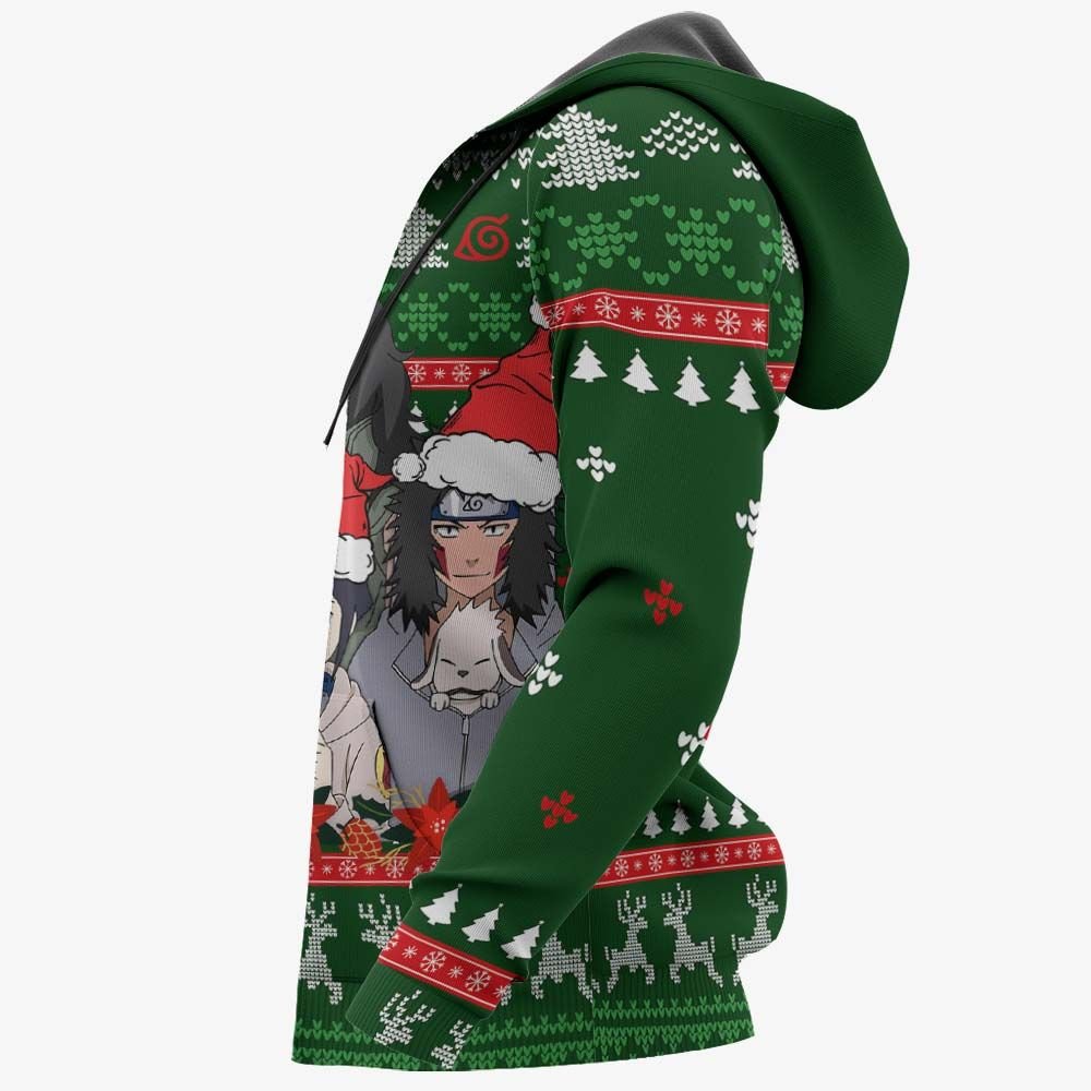 Konoha Team 8 Ugly Christmas Sweater Custom Naruto Anime Xmas Gifts GO0110