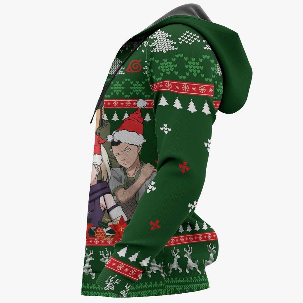 Konoha Team 10 Ugly Christmas Sweater Custom Naruto Anime Xmas Gifts GO0110