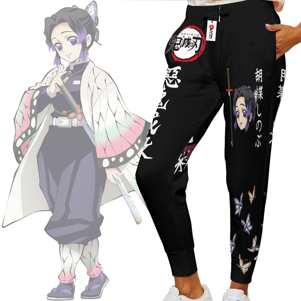 Shinobu Hashira Joggers Custom Anime Demon Slayer Sweatpants G01210