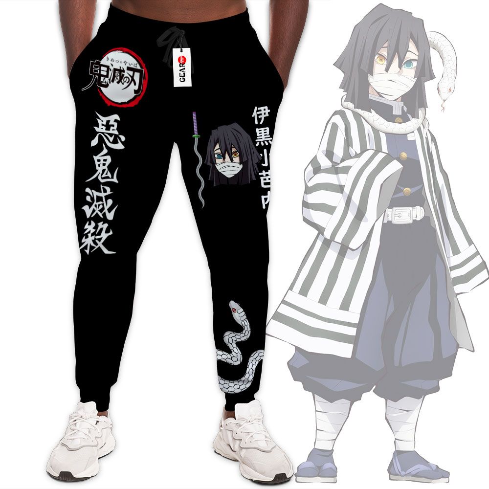Obanai Hashira Joggers Custom Demon Slayer Anime Sweatpants G01210