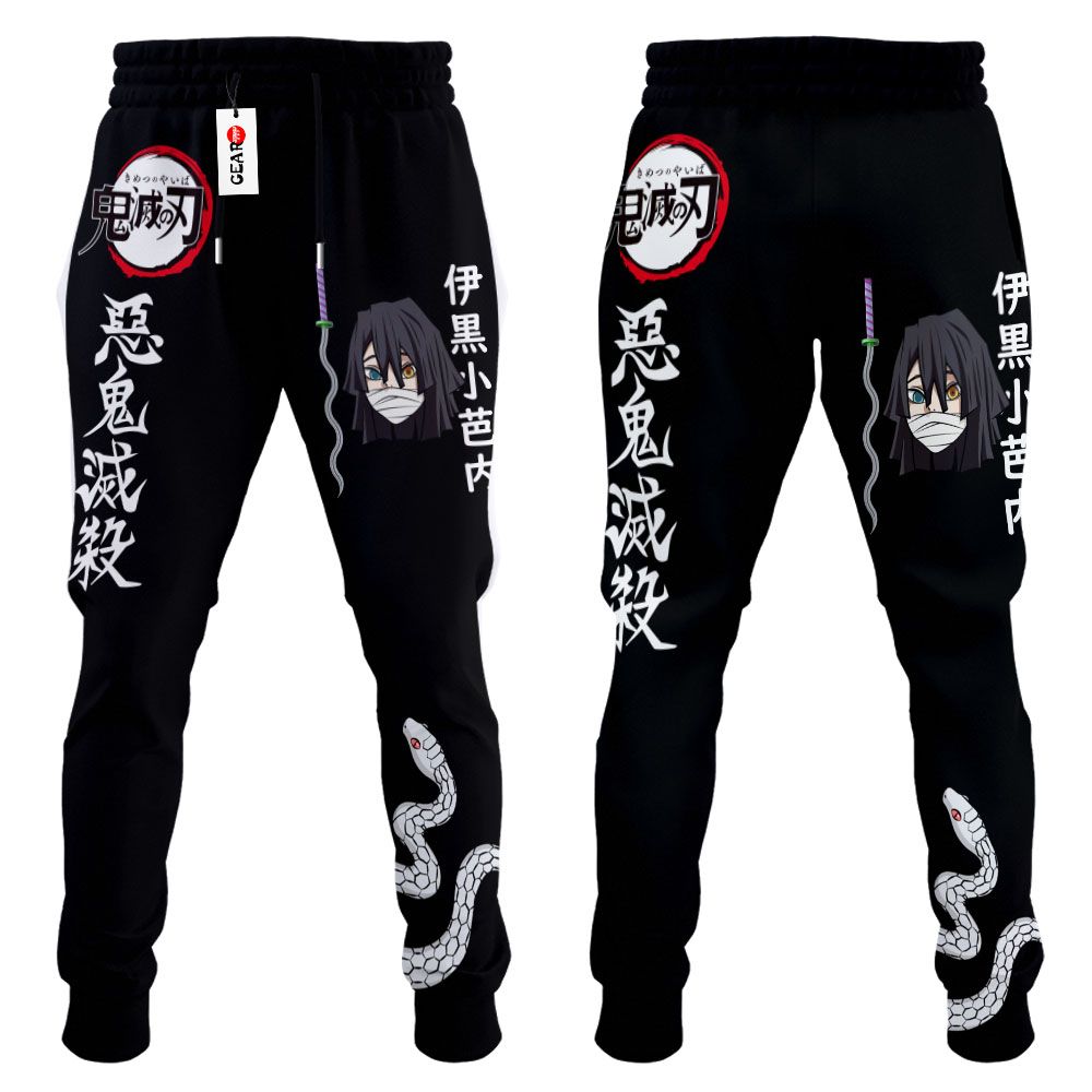 Obanai Hashira Joggers Custom Demon Slayer Anime Sweatpants G01210