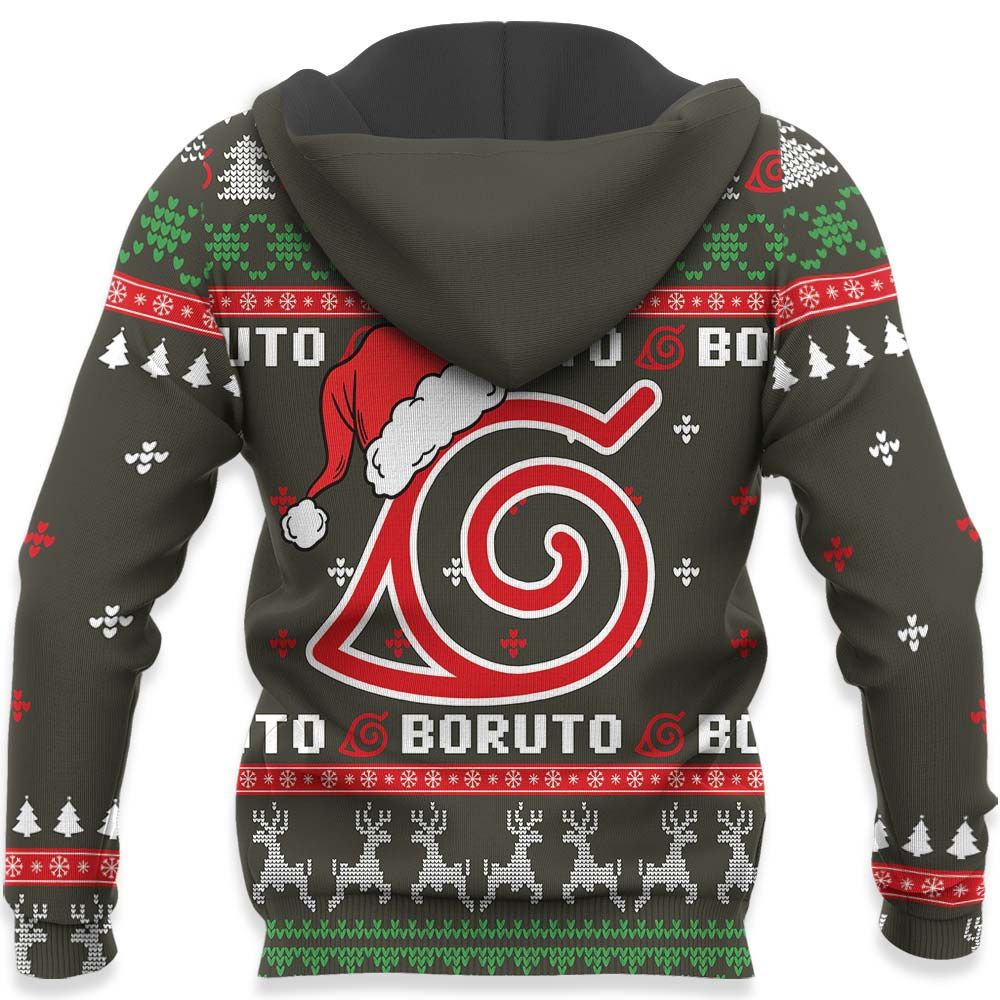 Uzumaki Boruto Ugly Christmas Sweater Custom Boruto Anime Xmas Gifts GO0110
