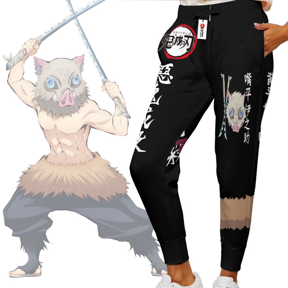 Inosuke Joggers Custom Demon Slayer Anime Sweatpants G01210