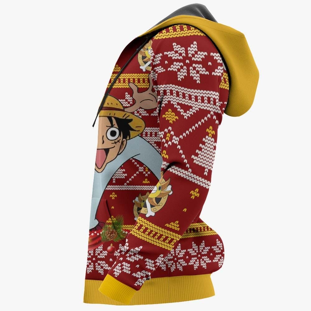 Reindeer Luffy Ugly Christmas Sweater Custom One Piece Anime Xmas Gifts GO0110