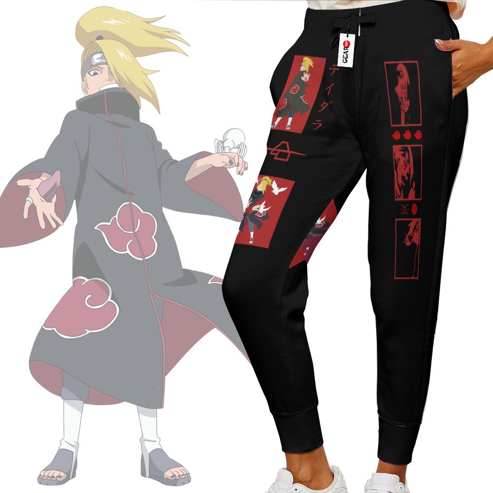 Akatsuki Deidara Joggers Custom Anime Sweatpants G01210