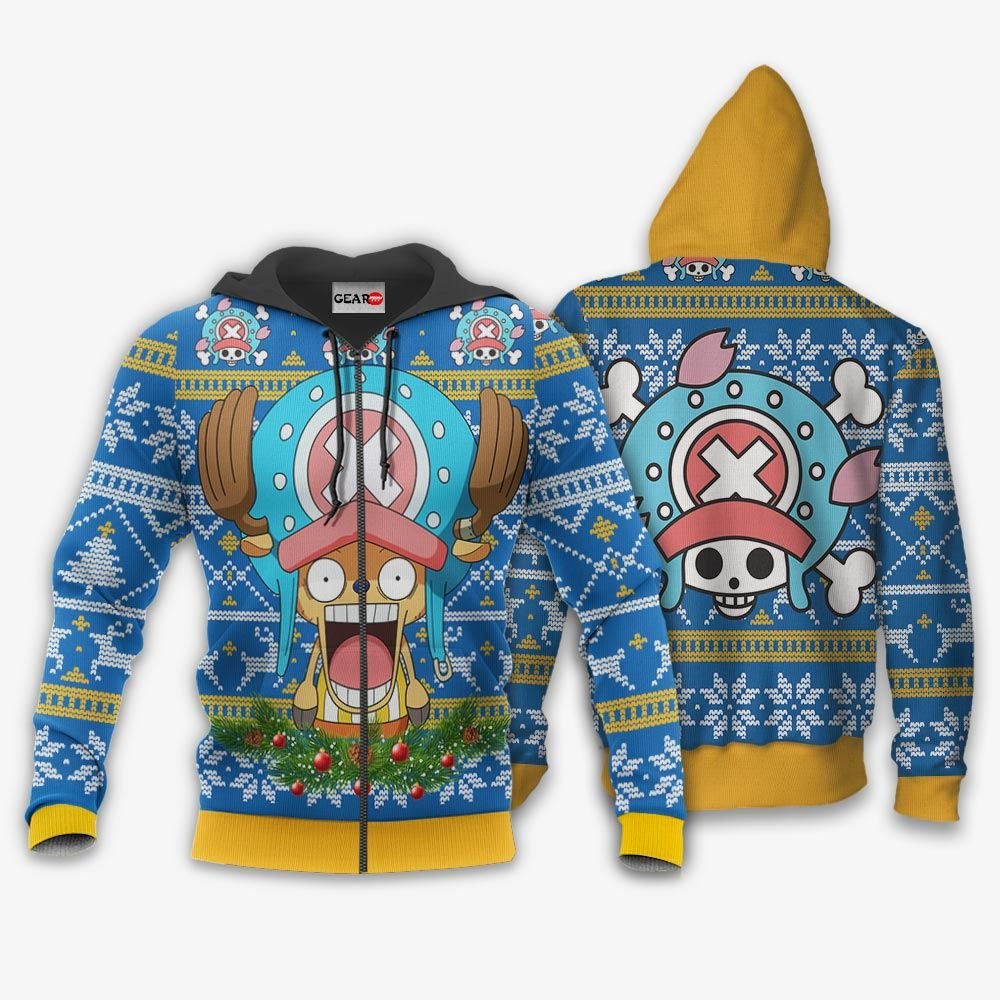 Chopper Ugly Christmas Sweater Custom One Piece Anime Xmas Gifts GO0110