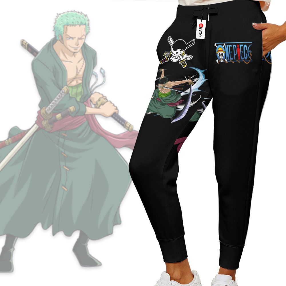 Roronoa Zoro Joggers Custom Anime One Piece Sweatpants G01210