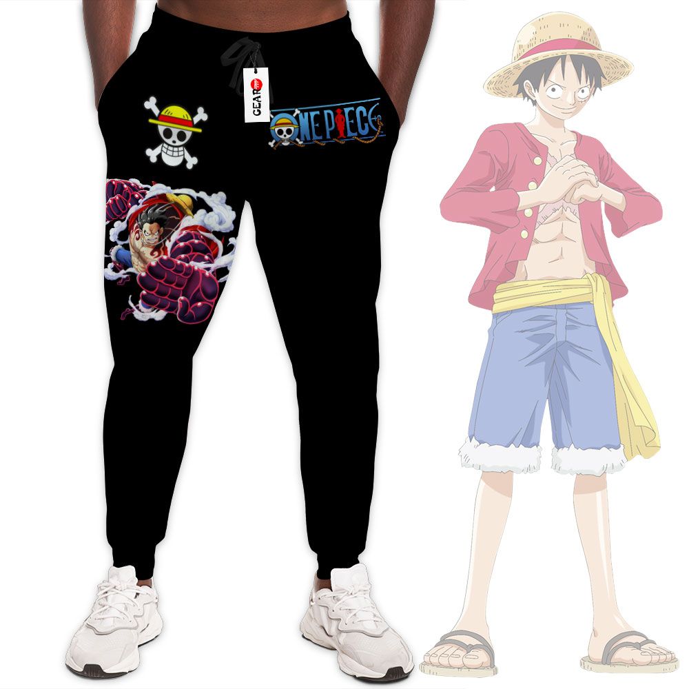 Luffy Gear 4 Joggers Custom Anime One Piece Sweatpants G01210