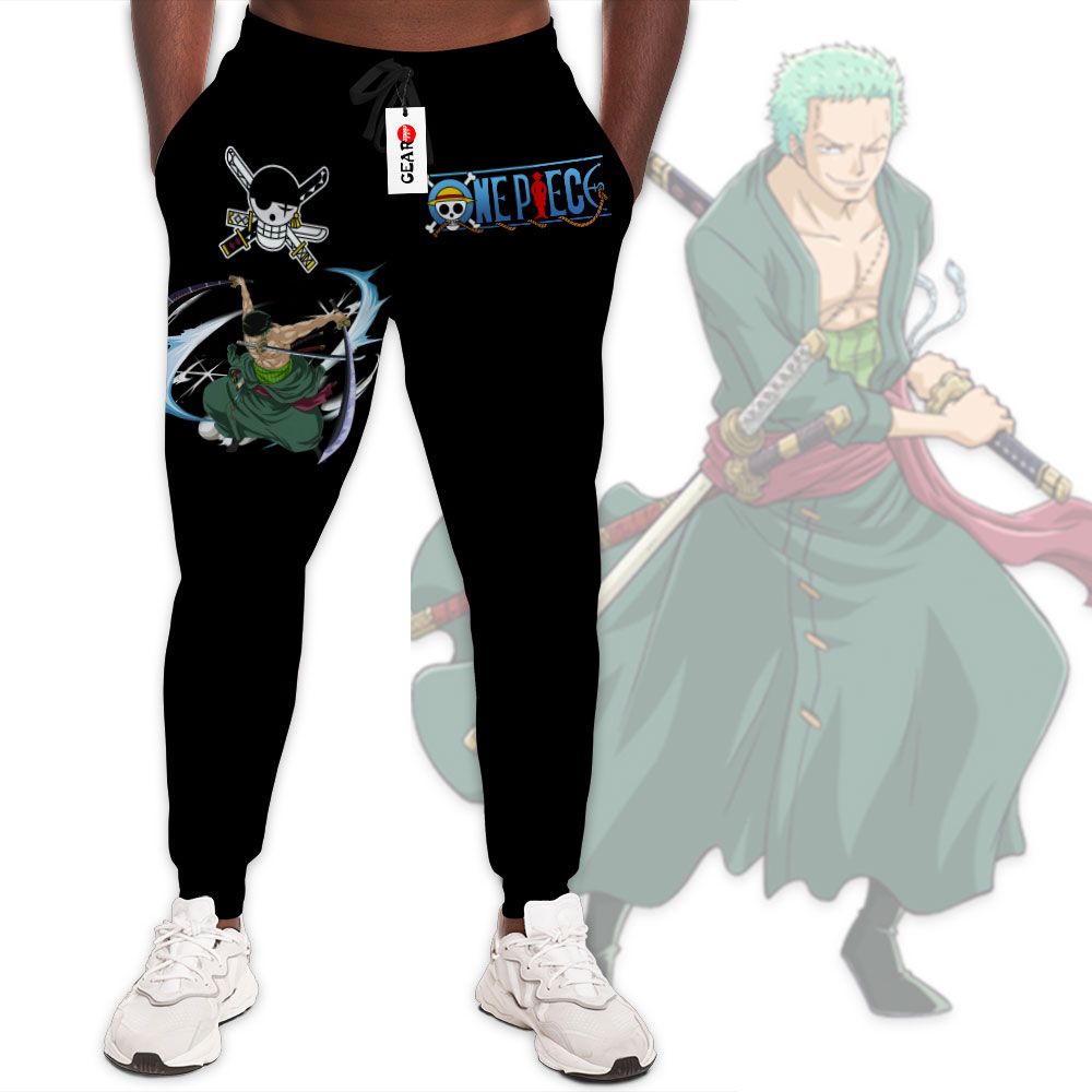 Roronoa Zoro Joggers Custom Anime One Piece Sweatpants G01210
