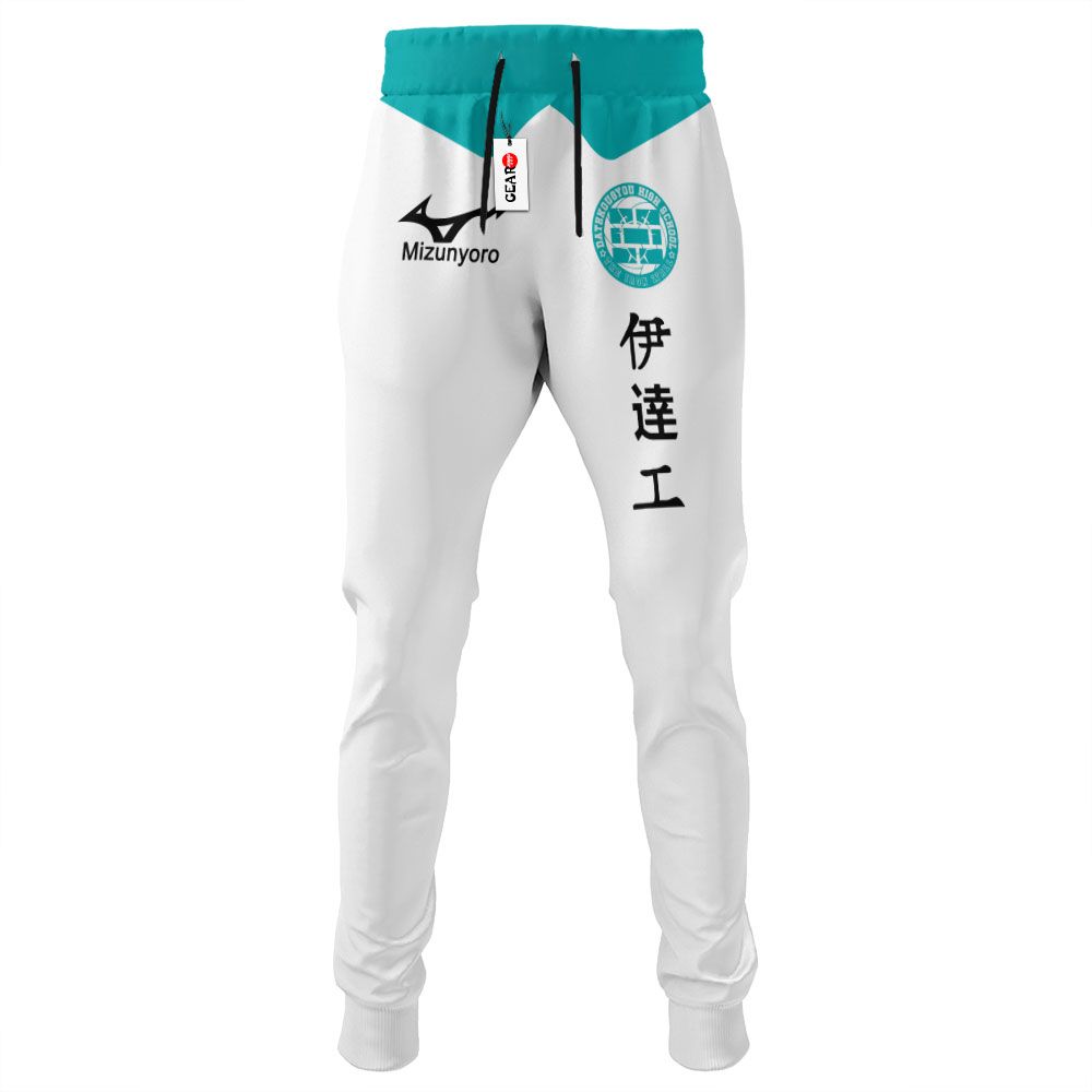 Date Tech Uniform Joggers Custom Anime Haikyuu Sweatpants G01210
