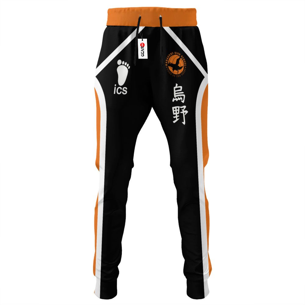 Karasuno Uniform Joggers Custom Anime Haikyuu Sweatpants G01210