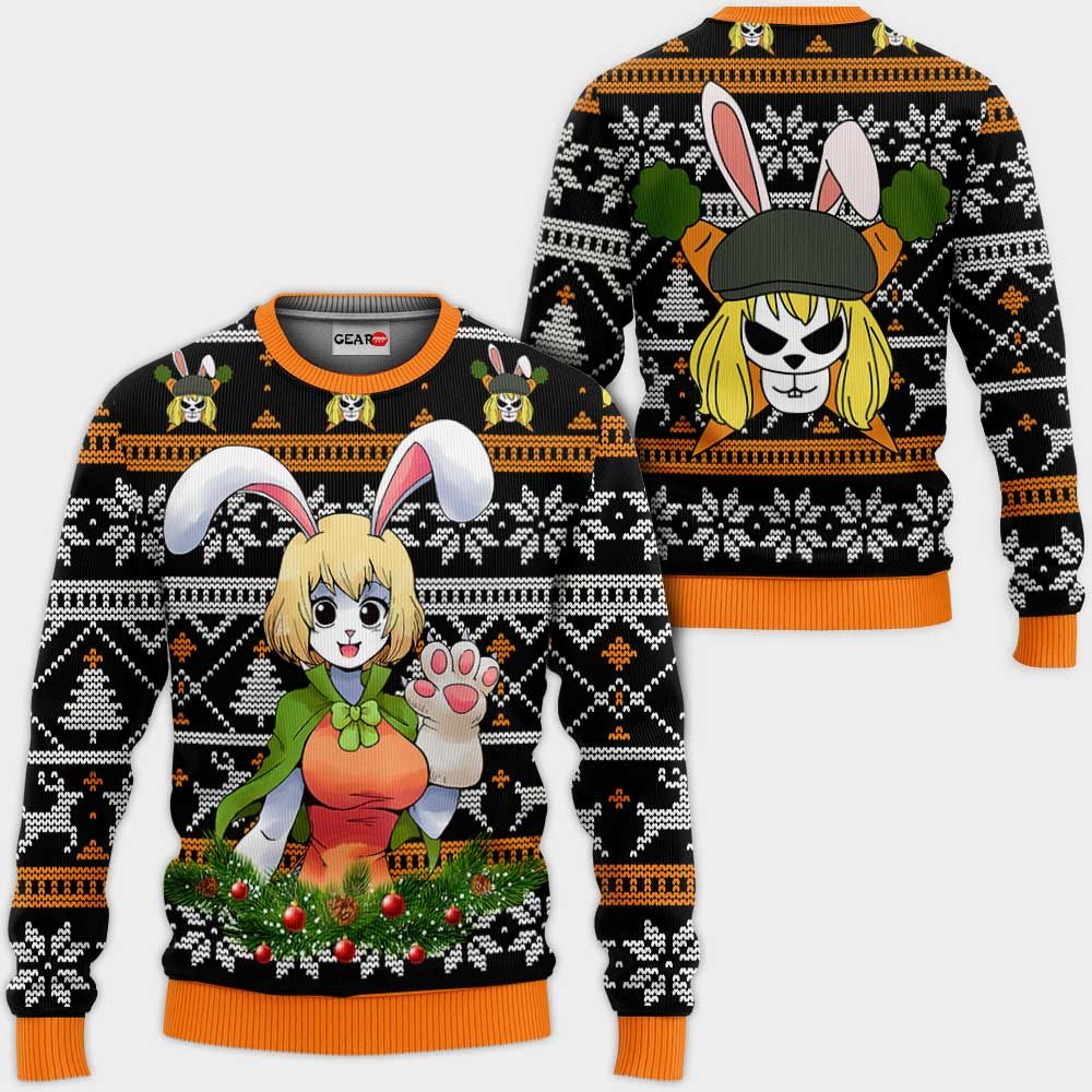Carrot Ugly Christmas Sweater Custom One Piece Anime Xmas Gifts GO0110