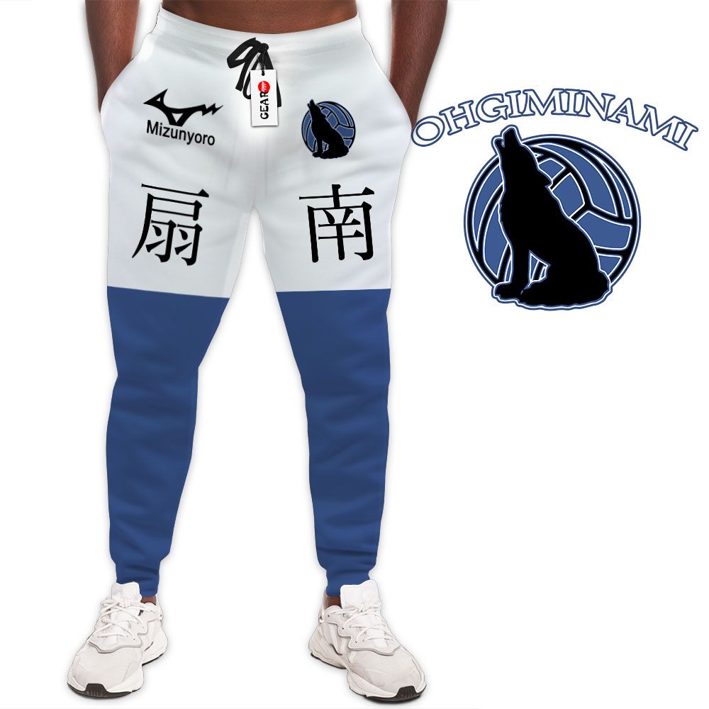 Ohgiminami Uniform Joggers Custom Anime Haikyuu Sweatpants G01210