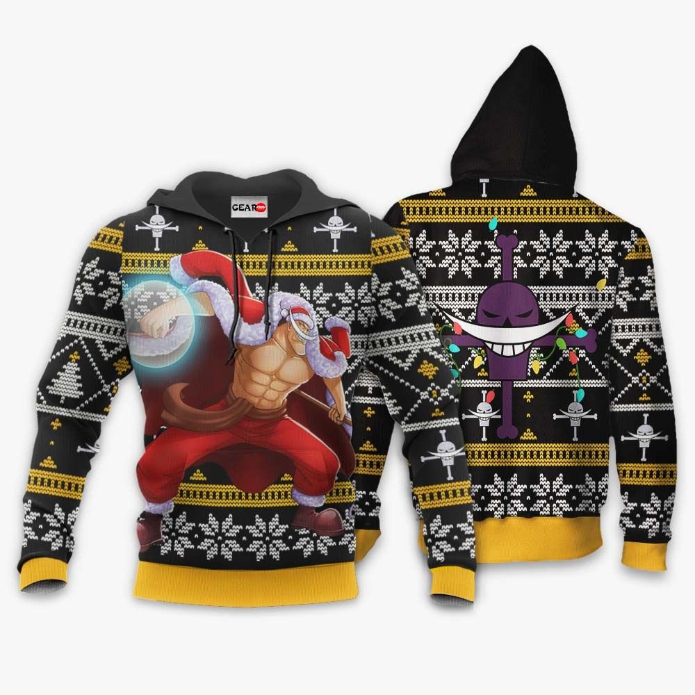 Whitebeard Ugly Christmas Sweater Custom One Piece Anime Xmas Gifts GO0110